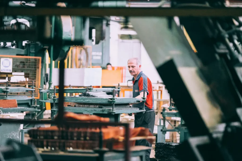 Productiearbeiders van Rumex in de assamblagesector