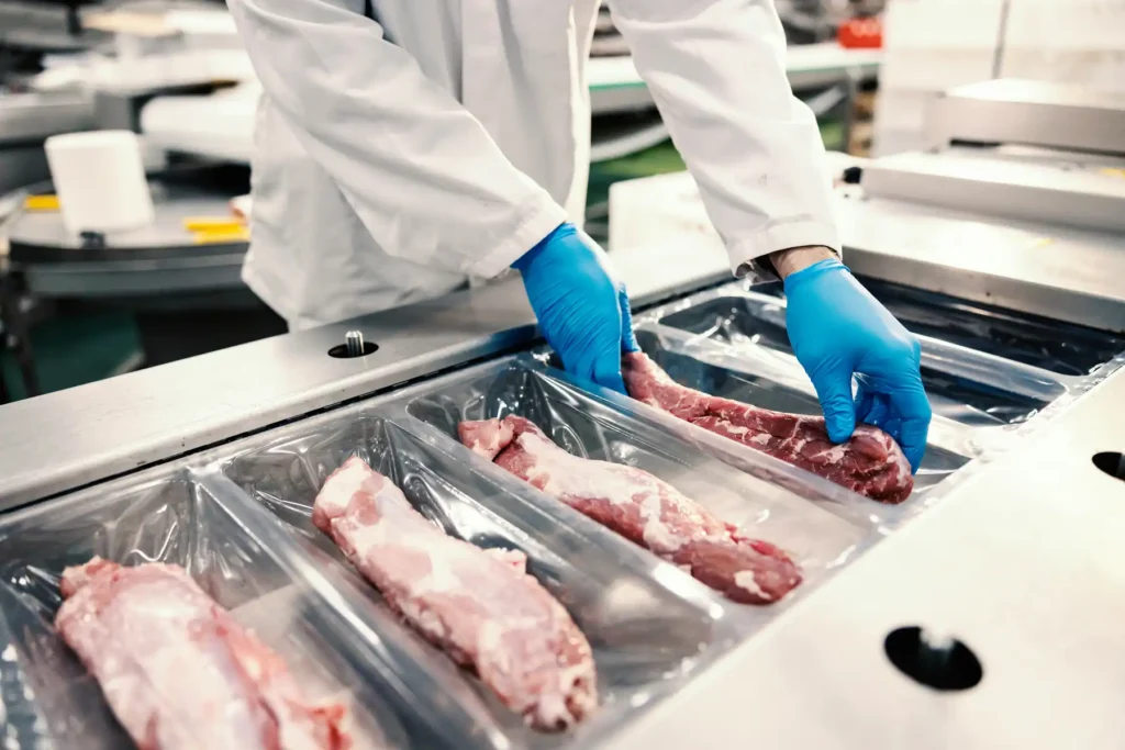 Productiearbeiders van Rumex in de voedingssector